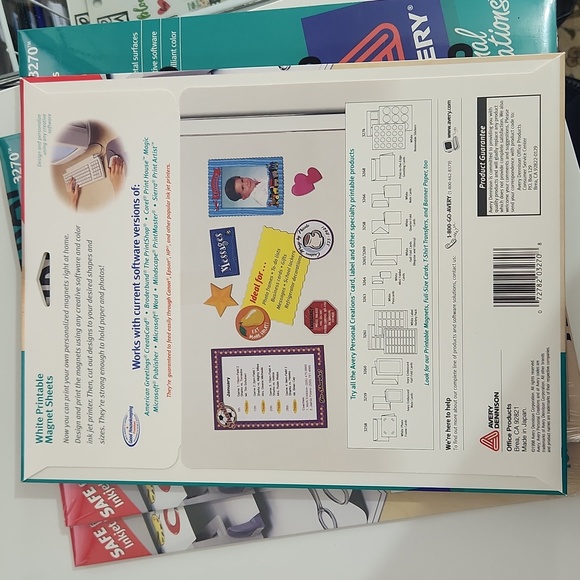Avery | Office | White Printable Magnetic Sheets | Poshmark